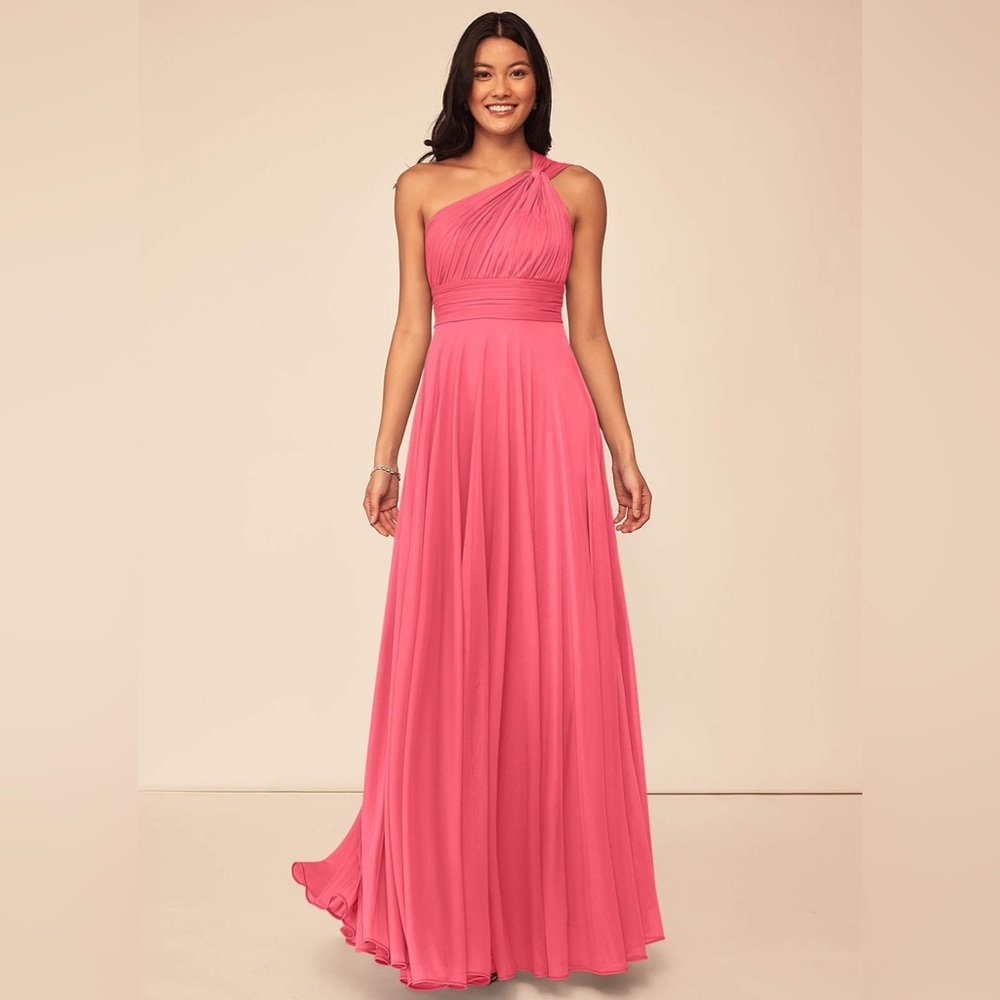 NWT Azazie Charlize Dress in Watermelon, Size A6